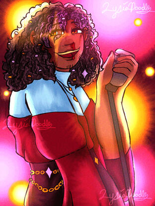 Half Body with Simple BG